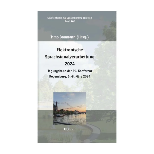 Cover "Elektronische Sprachsignalverarbeitung 2024"; © THELEM