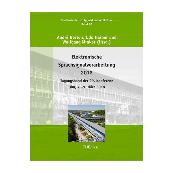 Cover "Elektronische Sprachsignalverarbeitung 2018"; © THELEM