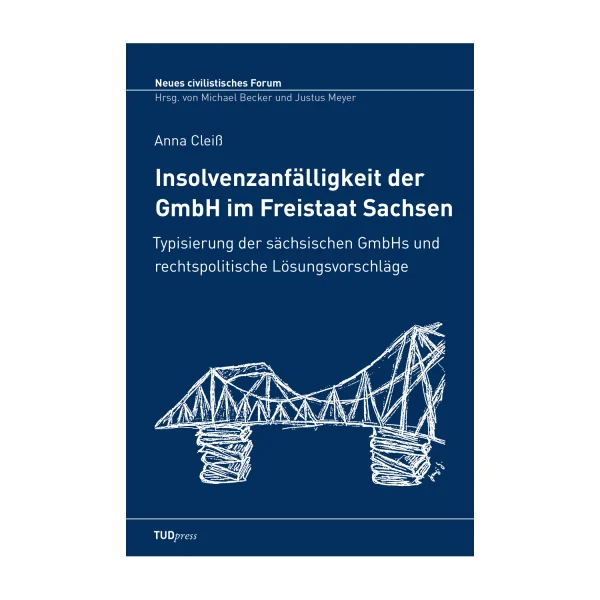 Cover "Insolvenzanfälligkeit der GmbH"; © THELEM