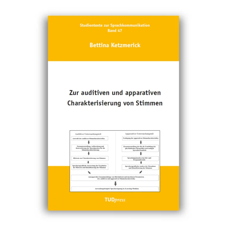Cover "Zur auditiven und apparativen Charakterisierung"; © THELEM