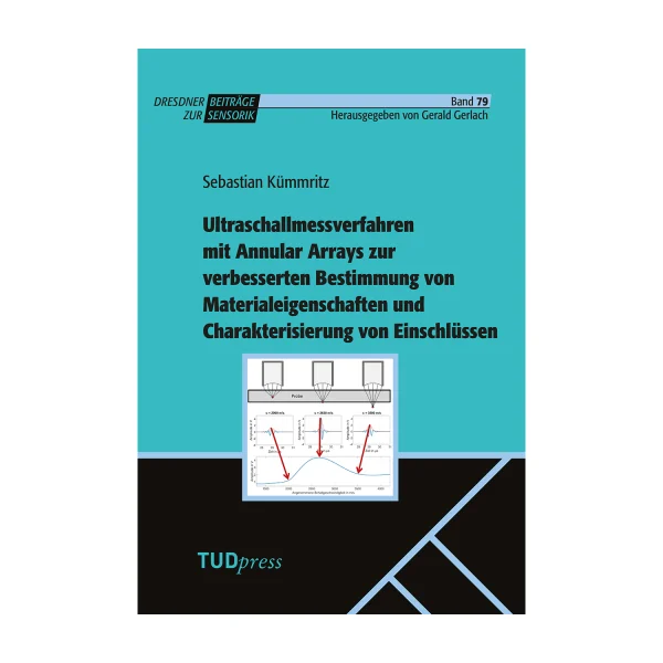 Cover "Ultraschallmessverfahren mit Annular Arrays zur verbesserten Bestimmung von Materialeigenschaften und Charakterisierung von Einschlüssen"; © THELEM